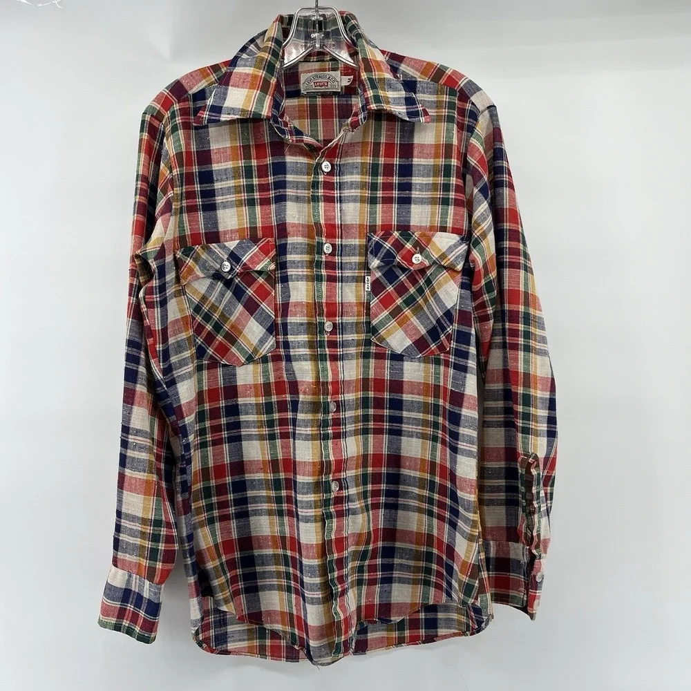 Vintage White Tag‎ Levi's Flannel M